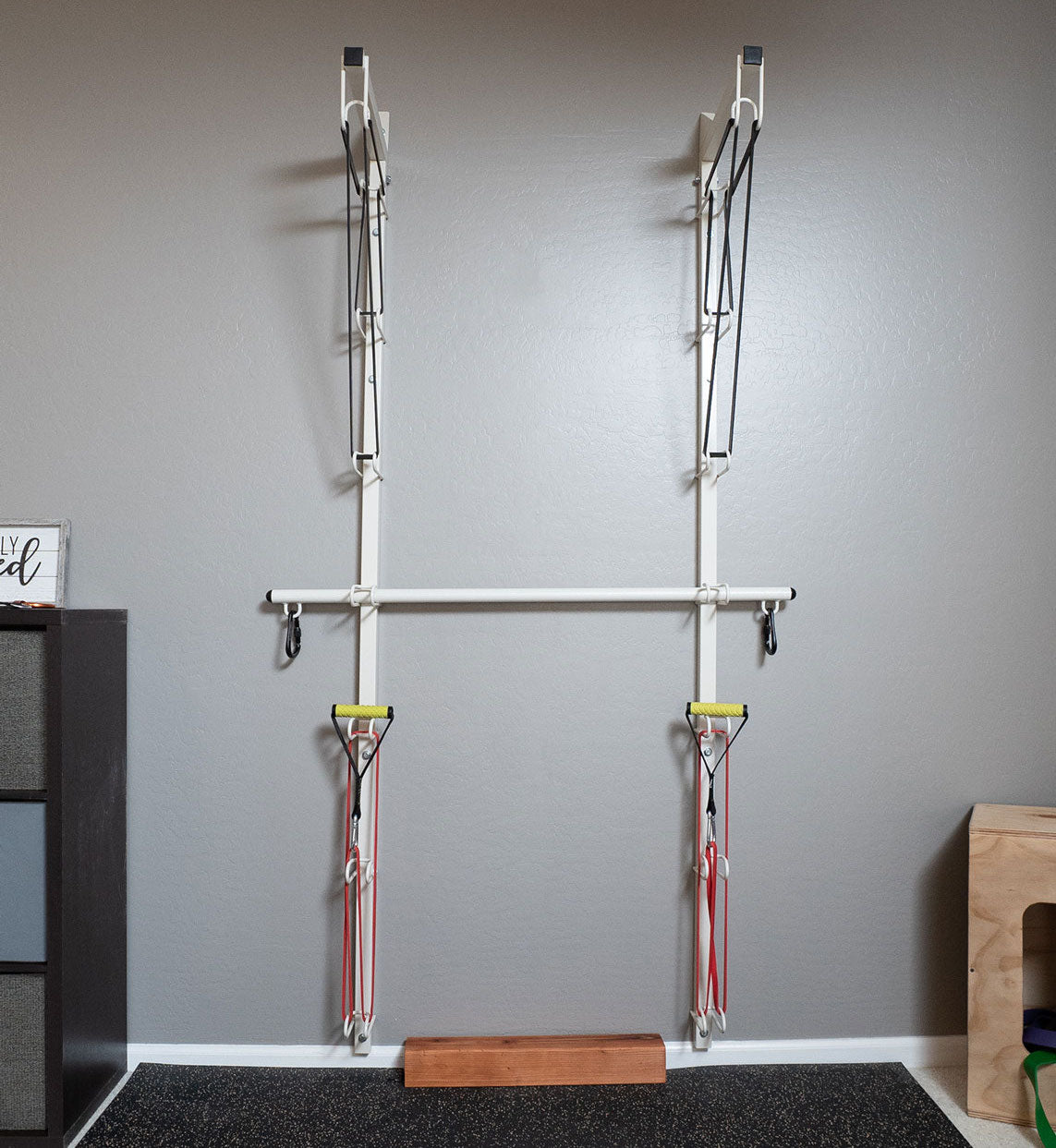 Home Gym Making Resistance Bands Home Gym Resistance Band Set Up